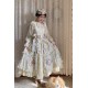 Miss Point Cat Rose Tea Open Front Deluxe Skirt(Reservation/Full Payment Without Shipping)